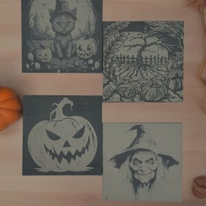 Slate Square Engraved Coasters