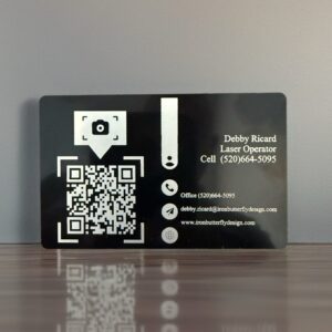 Precision Engraved Metal Business Cards